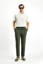 7 Drop Super Slim Fit Extra Slim Fit Waist Drawstring Seersucker Lycra Classic Fabric Trousers - 3