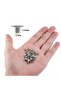 M2X2.5(5mm) 100PCS M2 M3 NVMe SSD Mounting Screws Nickel-Plated Phillips CM Screws for PC Motherbo - 4
