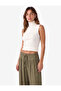 Tie-Waist Aerobin Fabric Draped Satin Trouser Skirt - 2