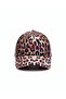 A Di̇va Embroidered Leopard Pattern Hat / a Di̇va Embroidered Leopard Pattern Adjustable Hat Cap