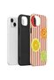 iPhone 14 Vorian Double Layer Case Citrus Fiesta Stripe - 3
