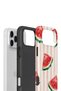 iPhone 17 Pro Vorian Dual Layer Case Watermelon Blush Stripe - 3