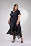 Women's Plus Size Skirt Hem Chiffon Dress - 8