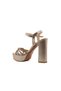 08 K2045 Gold Women's Heeled Shoes - 4