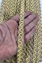 Yellow Essa Wicker Cross Design Decorative Ribbon 10 Meters Packaging Decoration Ribbon - 3