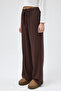 Women's wide leg sweatpants with elastic waist - 2