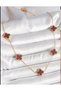 316L Steel Chain Gold Burgundy Color Clover Women's Necklace - 2