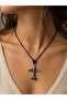 Airplane Figured String Necklace Men Women Unisex Black String Gift Accessory