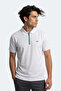 Kenshin Men's Polo Collar White T-Shirt