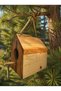 Handmade Pine Wood Birdhouse–With Varnish / Color Options–Water Resistant–Decorative Bird Nest for Garden & Balcony - 3