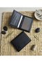 100% Genuine Leather Minimalist Vertical Small Model Credit Card Holder and Wallet