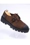 Italian Style Internal and External Natural Leather Suede Men's Shoes Brown T12959 - 2