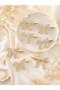 Bow Model Zircon Stone Detailed Gold Color Clasp Buckle - 3