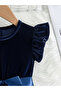 Girls Embellished Ruffle Sleeve Mesh Dress with Bow Detail - 4