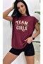 Team Girls Printed Women's Zero Sleeve Athlete Tshirt - 2