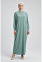 Bat Sleeve Casual Dress 2000-29 Green - 2