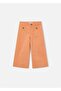 Girl's Gabardine Wide Leg Pants Orange 3587 - 2