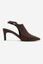 Rosalie Brown Suede Pointed Toe Women's Heeled Shoes - 4