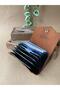 (We Write the Name) Accordion Card Holder - Genuine Leather Handmade - 3