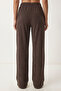 Pocketsed Ribbed Modal Sweatpants Lub0331 Brown - 4