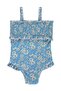 Gipeli Daisy Printed Swimsuit Set for Ages 2-12 - Blue - 3
