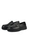 , Men's Genuine Leather Shoes 161423Z137 Black - 5