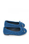 Suede Knitted Bow Detail Comfortable Women's Ballet Flats - 8