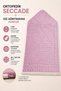 Velvet Quilted Prayer Rug Providing Knee Comfort 65 X 120 cm