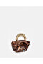 Textured Metal Handle Acrylic Bag - 4
