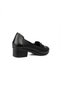 70 - 1 Black Leather Low Heeled Casual Women's Shoes - 4