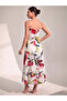 Women's Patterned Strap Stylish Dress - 2