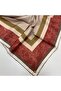 Mink - Burgundy Ethnic Pattern Tivil Silk Scarf Ist 4003 - 4