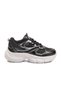 Black Patent Leather-White High-Soled Women's Sports Shoes 2376 g - 3