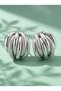 Gray Mussel Stylish Earrings - 2