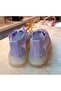 Elegant Lace-Up Crystal Stone Mesh Comfortable Sole Bridal Shoes - 4