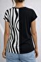 Women's Short Sleeve Judge V-Neck Woven Viscose Blouse - 3
