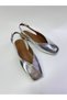 Bi̇anca Women's Square-Toe Shoes with Shiny Open Back Buckle Detail, Elegant and Stylish Daily Flats - 5