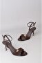 Seç S68 Heel-Height Women's Shoes (Heel Height: 9cm) Brown - 7