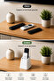 Remote Control Holder, Dual Compartment Tv & Air Conditioner Remote Stand, Tabletop Organizer, Minimal Modern Design - 2