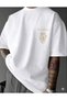 Men's Back Printed Gold Balance Crewneck T-Shirt - 2
