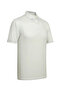 Men's Polo Collar Corn Cotton Short Sleeve Buttoned Embossed Detailed Kagi White T-Shirt - 5311 - 4