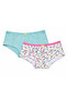 Girl's 2-Piece Cotton Hipster Panties Set - 2