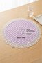 Luxurious French Laced Round Runner - Polka Dot Presentation and Tablecloth 60 cm - 3