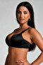 Unpadded, Non-Wired Silicone Gathering Bra - 2