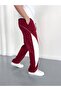 Trend Unisex Elastic Waist Baggy Oversize Soft Textured Sports Track Pants - 2