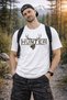 Premium Hunter Printed Hunter Theme Unisex Oversize Women's T-Shirt Men's T-Shirt Cotton Oversize T-Shirt - 2