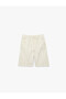 Striped Beige Boys' Shorts 6Skb40012Tw