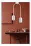 Modern Lighting, Double pendent, Light, Modern Metal White Light Pendent, Siment Color, 30x106 cm, Suitable for bedroom, kitchen, coffee shop, Cement style, Adjustable Height. - 2