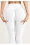 Lycra High-Waisted Sports Leggings with Gathered Back, Yoga Leggings