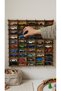 Toy Car Rack 1/64 Banu Renk 50-Piece Decorative Children's Room Toy Organizer (Suitable for Hotwheels and Matcbox Cars) - 3